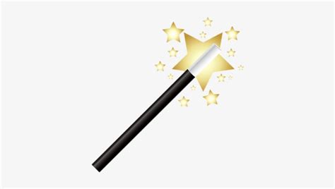 Magician's Wand - Emoji Magic Wand - 400x400 PNG Download - PNGkit