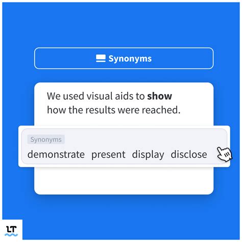 Five Synonyms for To Show + Examples | LanguageTool