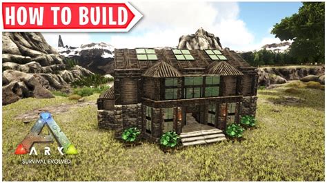 Ark: How To Build A Medium House - YouTube in 2021 | Ark survival ...