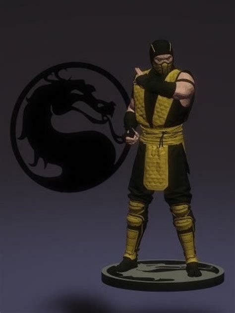 Klassic Scorpion MK1 3D Print Modell Mortal Kombat - Etsy.de