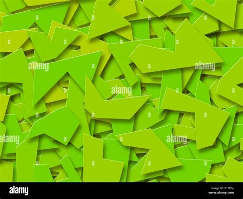 Green Abstract Shapes Stock Photo - Alamy