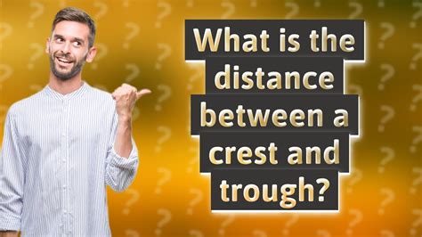 What is the distance between a crest and trough? - YouTube