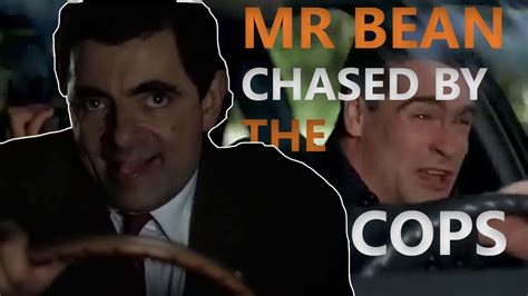 Mr Bean Car Chase with the Cops - YouTube