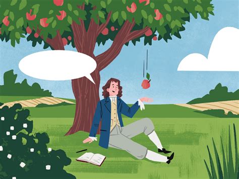 Isaac Newton and Gravity by Drew Bardana on Dribbble