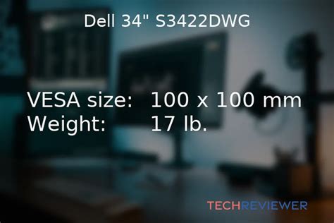 Monitor Mounts & Stands for Dell's 34" S3422DWG - TechReviewer