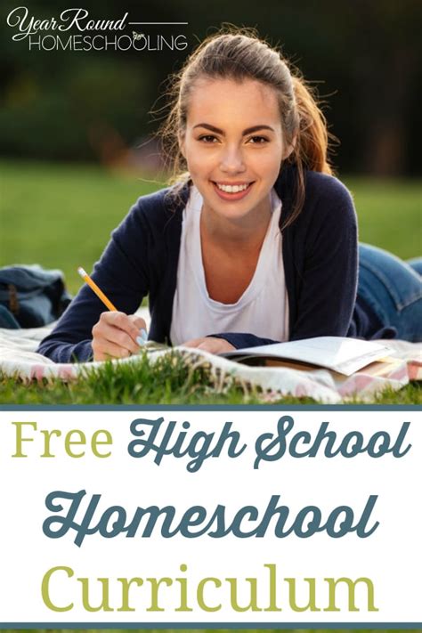 Free High School Homeschool Curriculum | Homeschool high school ...