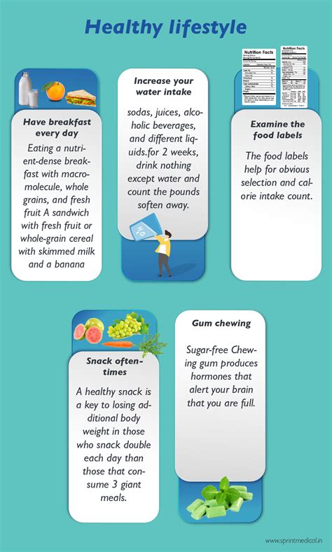 5 Tips For A Healthy Lifestyle | Daily Infographic