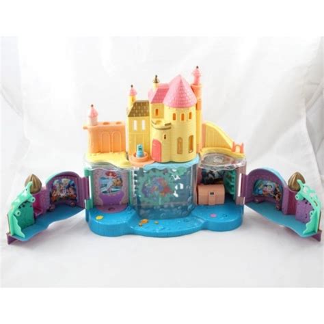 Playset Castle The Little Mermaid DISNEY Ariel Polly Pocket style jo...