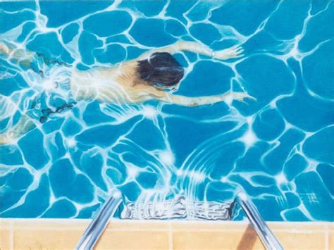 Hockney | David hockney, David hockney pool, Pool art