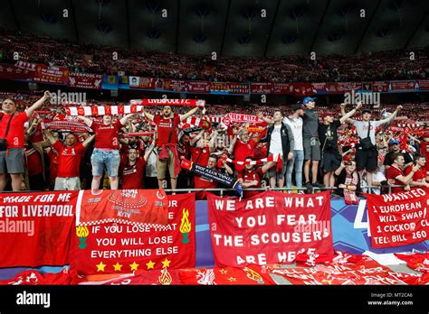 Liverpool fans before the UEFA Champions League Final match between ...