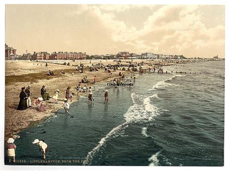 Littlehampton Beach 1895 part of The Vintage Trail