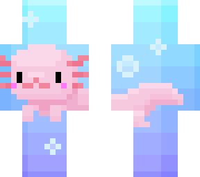 axolotl cute water | Minecraft Skins