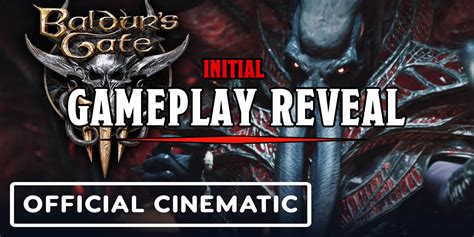 D&D: Baldur's Gate 3 - Worldwide Gameplay Reveal And Opening Cinematic ...