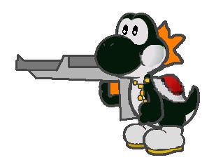 SML Black Yoshi by TekYang on DeviantArt