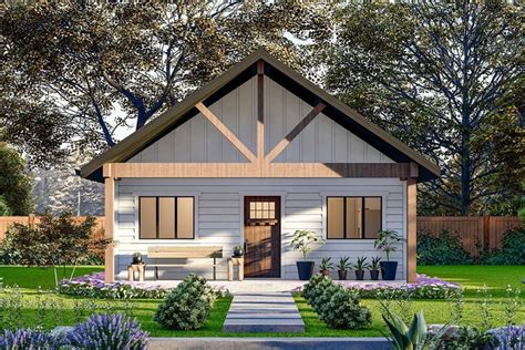 Plan 420039WNT: Exclusive Compact Craftsman Plan with Front Porch ...