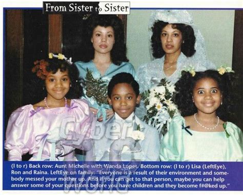 Lisa Left-Eye Lopes Family Pic! | Childhood photos, Lisa left eye ...