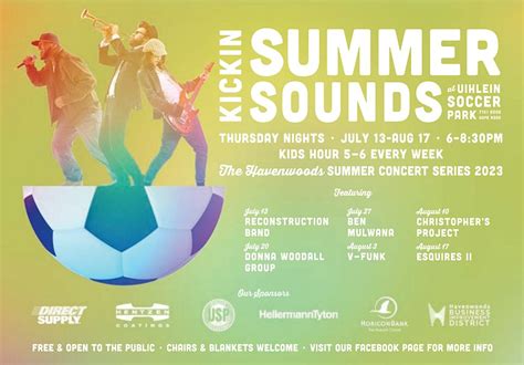 Kickin Summer Sounds - Havenwoods Concert Series, Uihlein Soccer Park ...