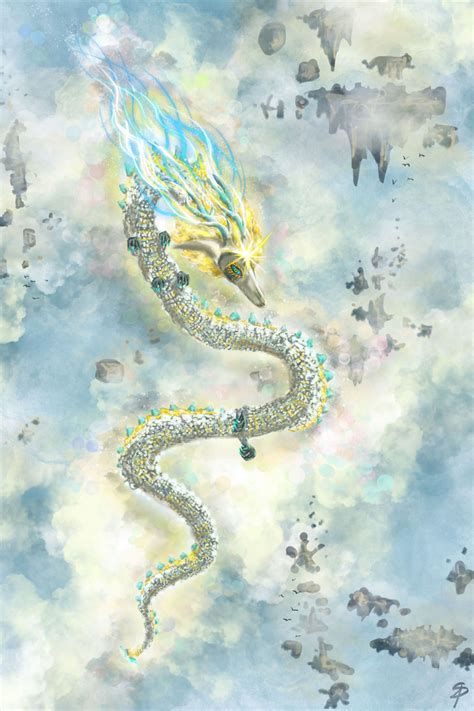 Light Dragon fan art, from Zelda, by Simmering Starfruit Zelda ...