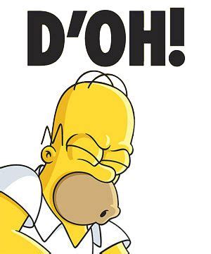 Homer D'OH! Blank Template - Imgflip