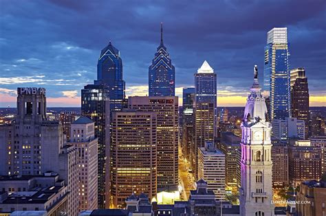 philadelphia-skyline-sunset-night-city-hall-william-pen-high-definition ...