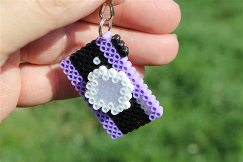 Camera Keychain Double Sided Perler Bead Keychain Fuse Bead - Etsy