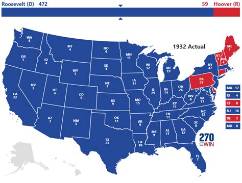 Presidential Election of 1932 - 270toWin