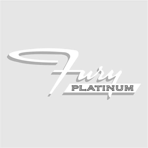 Fury Platinum Car Decal | Ink Cave