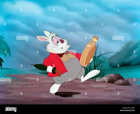 WHITE RABBIT ALICE IN WONDERLAND (1951 Stock Photo - Alamy