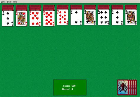 Microsoft Solitaire and Spider Solitaire from Windows XP : Microsoft ...