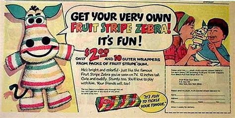 Leslie Walters Gossip: Fruit Stripe Gum Commercial