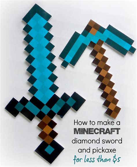 Minecraft Diamond Sword Drawing at PaintingValley.com | Explore ...