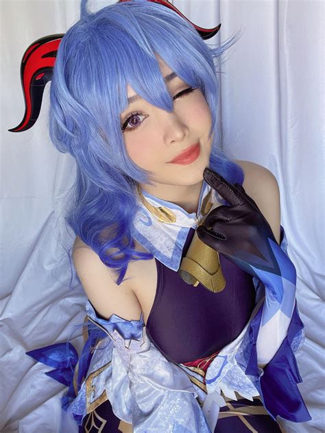 Cosplayed my best girl Ganyu (´ω`) : r/Genshin_Impact