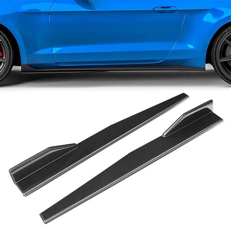 Buy ECCPP Side Skirts Fits Universal Vehicles Carbon Fiber Style Side ...