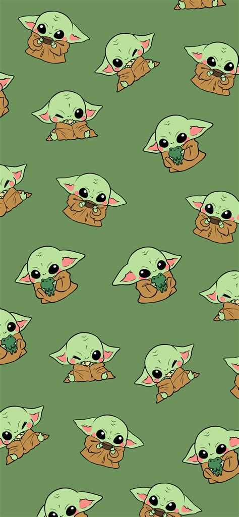 Cute Baby Yoda Wallpaper iPhone - Baby Yoda Wallpapers 4K