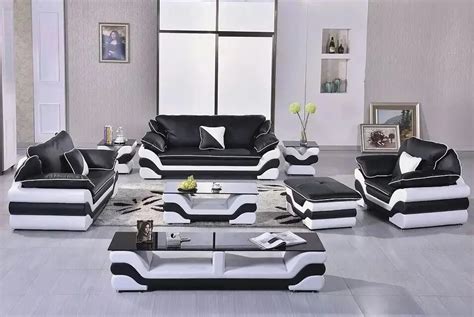 Modern design leather sofa for europe style sofa set for living room ...