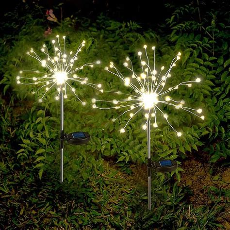 Solar Garden Lights Solar Firework Lights Solar Powered String Light ...