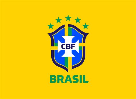 Confederação Brasileira de Futebol (CBF) präsentiert modifiziertes Logo ...