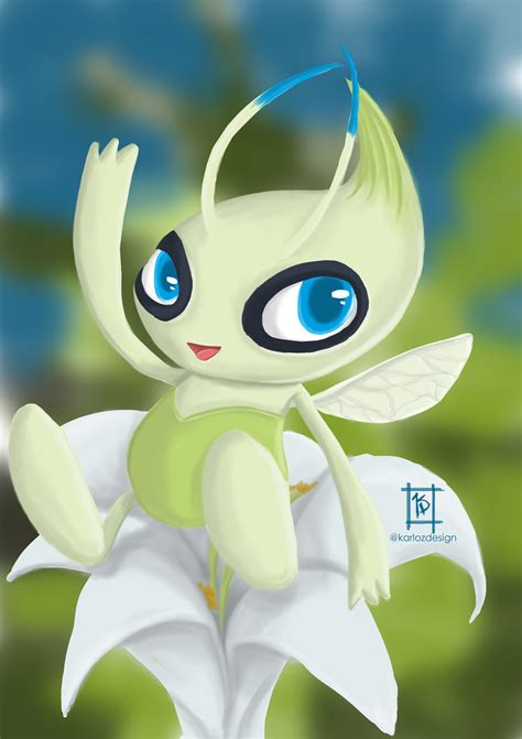 Carlos Simbaqueva - Celebi (Pokemon)-Fanart