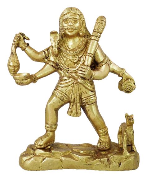 Brass Bhairav Statue