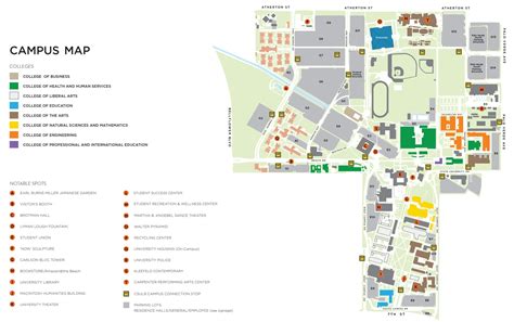 Campus Map | CSULB Visitor Guide