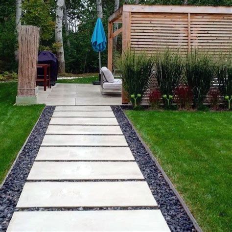 How To Make A Gravel Garden Path With Stepping Stones