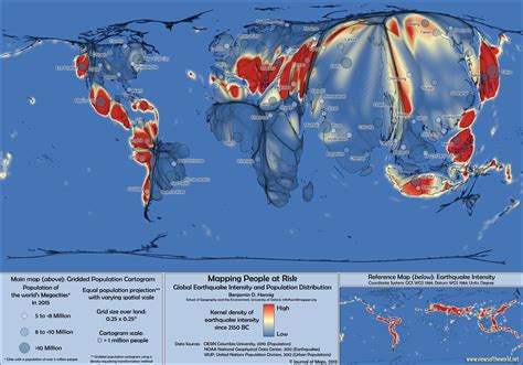 Earthquake Zones World Map - Image to u