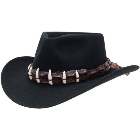 Snowy River Hat by Akubra : David Morgan 1611 | Hat band, Hats, Crocodile