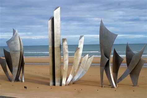 D-Day Memorial On Normandy Beach | Tours france, D day beach, Normandy ...