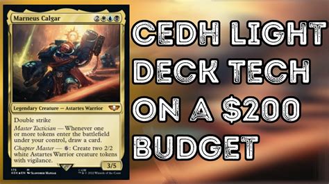 MTG Marneus Calgar CEDH Light Commander Deck Tech on a $200 Budget ...