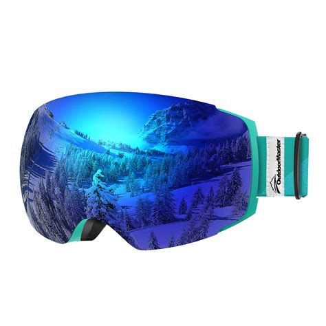 Ski Goggles PRO // Teal + Blue - Outdoor Master - Touch of Modern