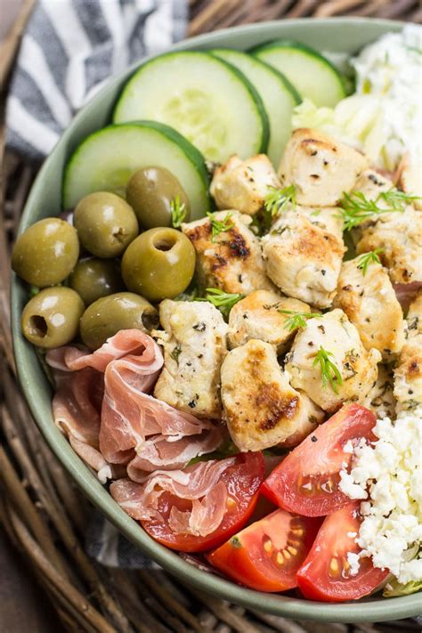 Healthy Greek Bowls (Low Carb + Meal Prep) - Maebells