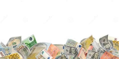 Set of Money on Background, Banner Design. Currency Exchange Stock ...