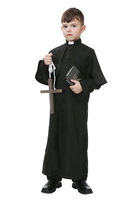 Deluxe Priest Costume for Boys