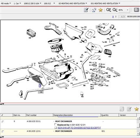 Mercedes Parts Catalog Diagrams